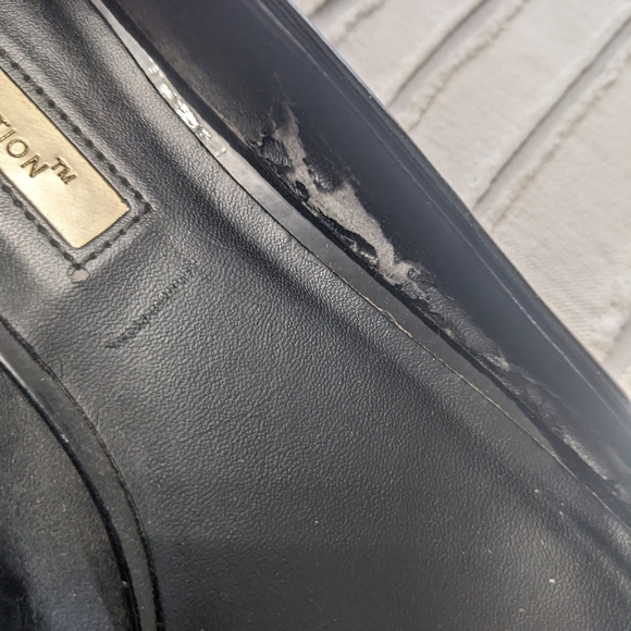 BCBGeneration tan and black print leather flats - Picture 10 of 10